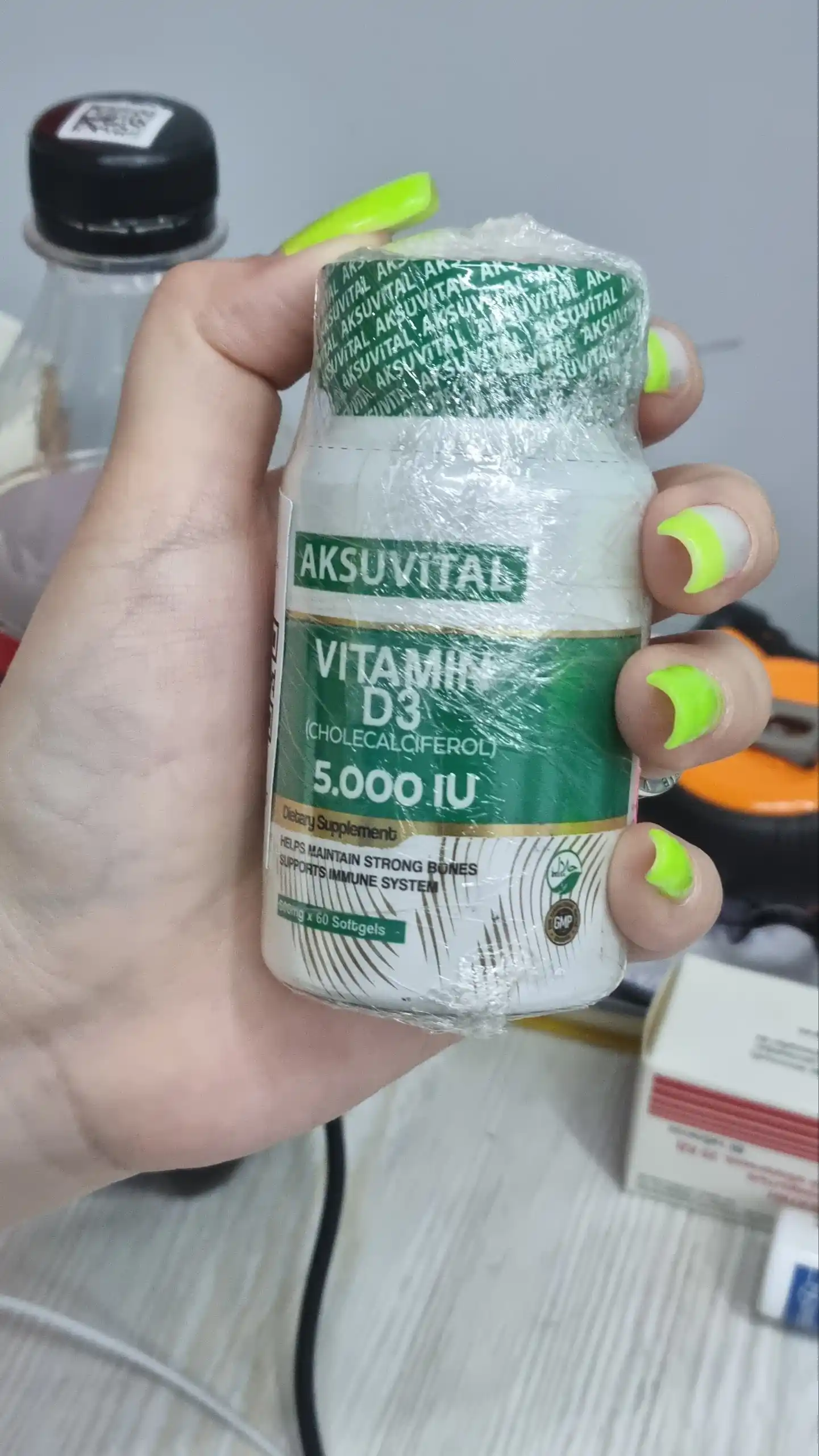 Shiffa Home Vitamin D3 5000 IU, биологически активная добавка, 60 мягких капсул (500 мг)