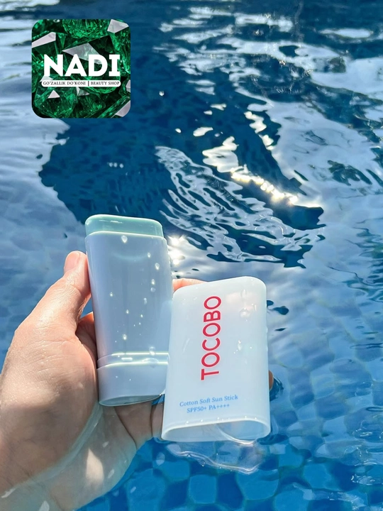 Yuz uchun quyoshdan saqlovchi tayoqcha Tocobo Cotton Soft Sun Stick SPF50 + PA++++, 19 gr