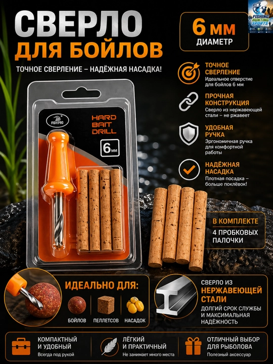Сверло с пробковым цилиндром Catch Point - 