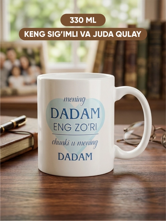 Sovg‘alar uchun bosma naqshli krujka - 