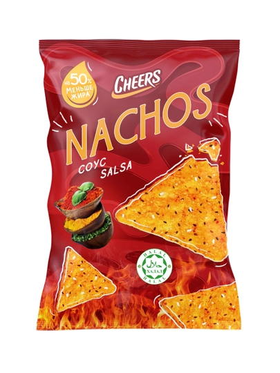 Nachos 210 г Сальса — CHEERS-BRTNYMUI