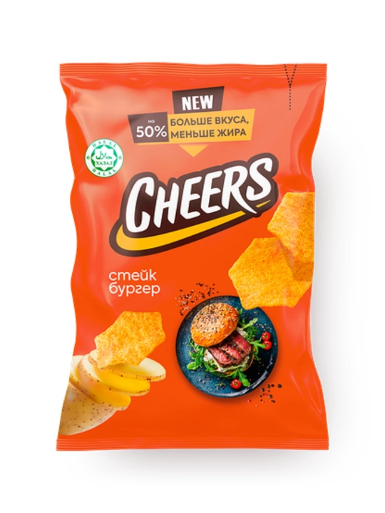 Cheers chips 210 g Steyk burger ta’mi - 
