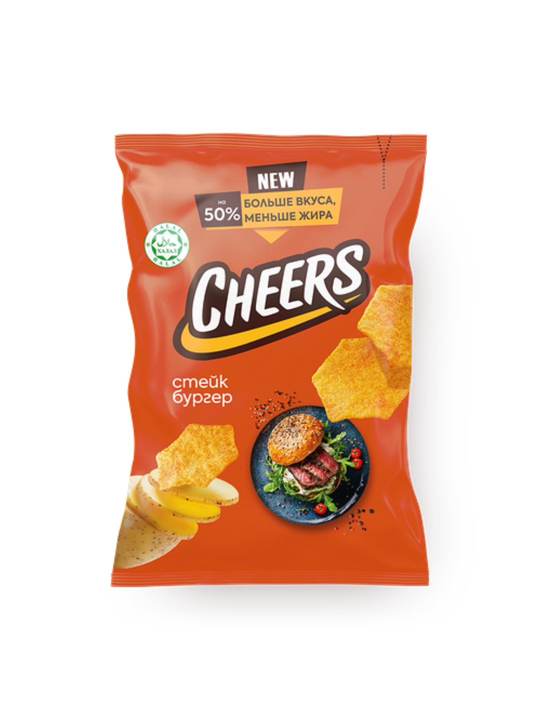 Cheers chips 130 g Steyk burger ta’mi - 