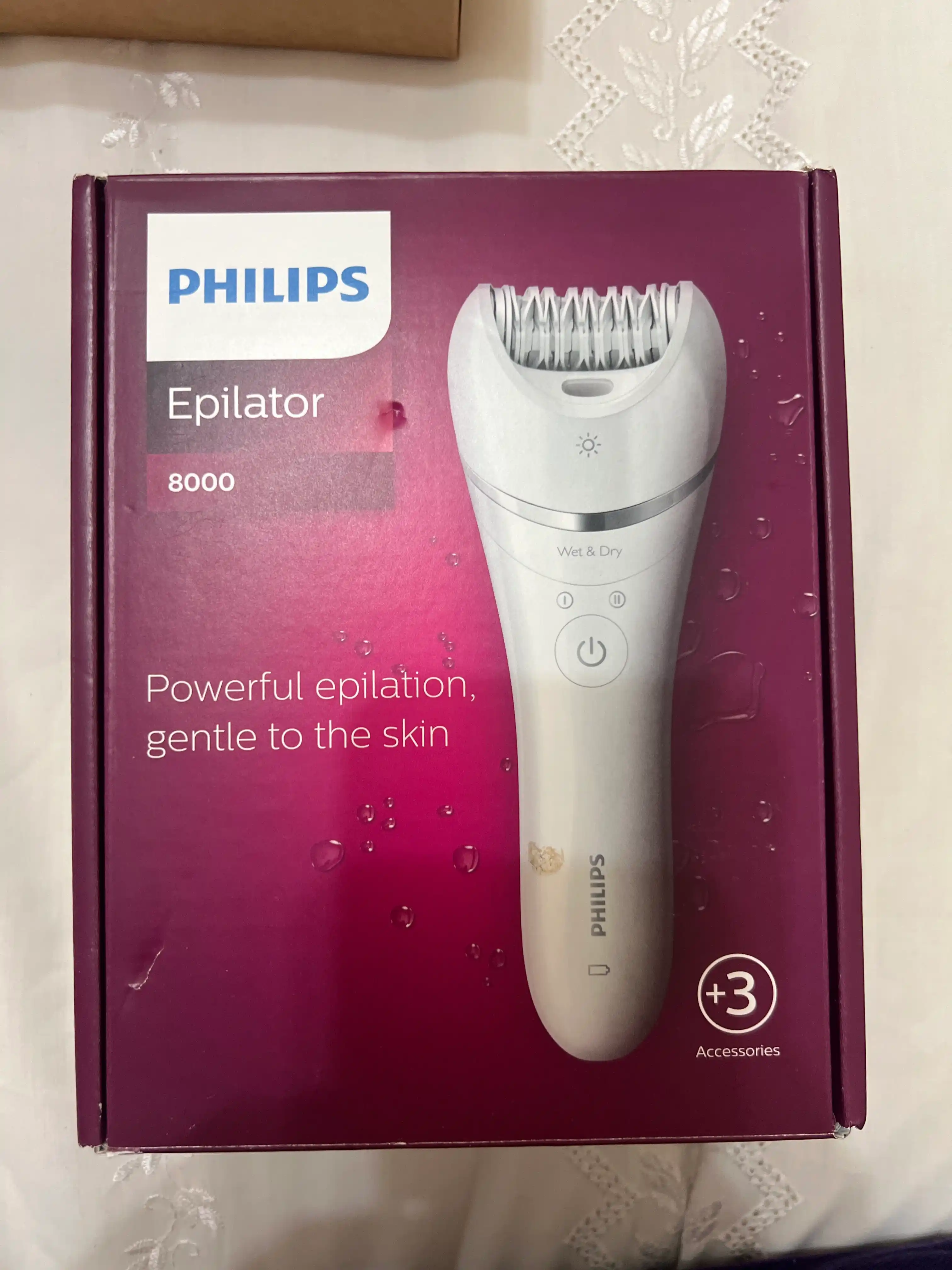 Epilyator nam va quruq epilyatsiya uchun, 8000 Philips Bre700
