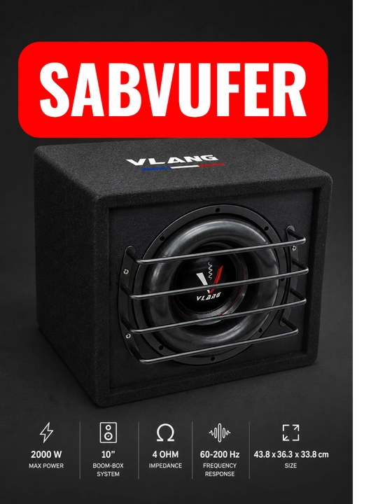 VLANG faol avtomobil sabvuferi - 