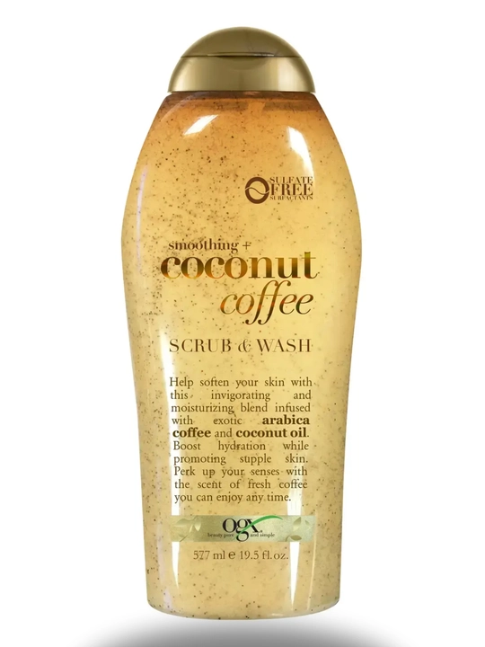 OGX, Гель скраб для душа, с натуральными экстарктами, Scrub and Wash,577 мл, США 