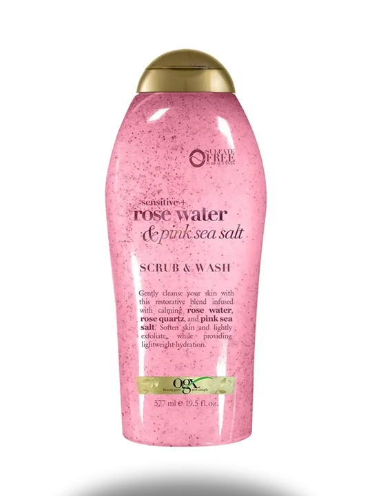 OGX, Гель скраб для душа, с натуральными экстарктами, Scrub and Wash,577 мл, США 