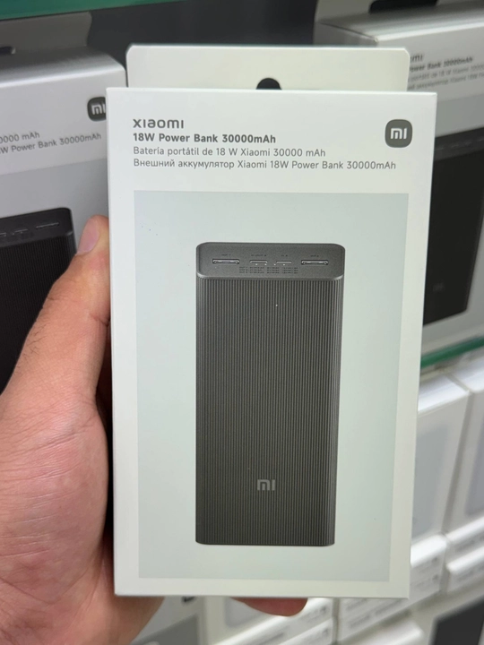 Xiaomi tashqi akkumulyator (Power Bank) 30000 mAh, Fast Charge 50W, qora, General