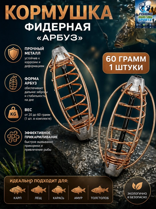 Кормушка фидерная Арбуз - 