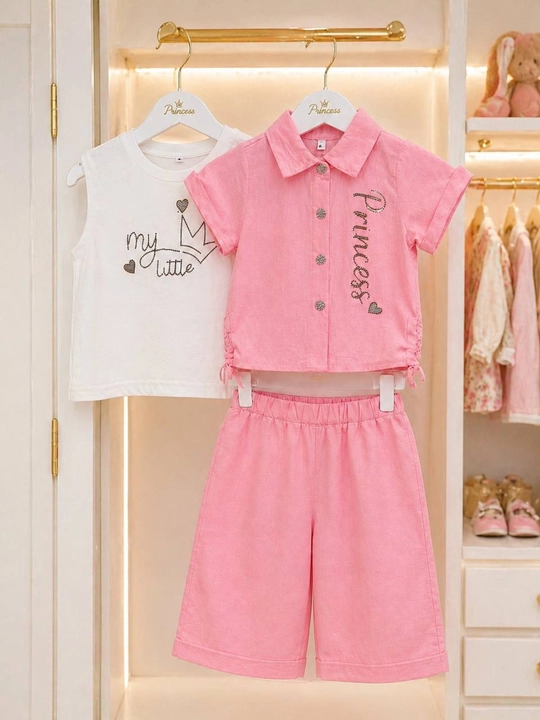Qiz bolalar yozgi komplekt kofta short, detskiy odejda, qulay, chiroyli - 
