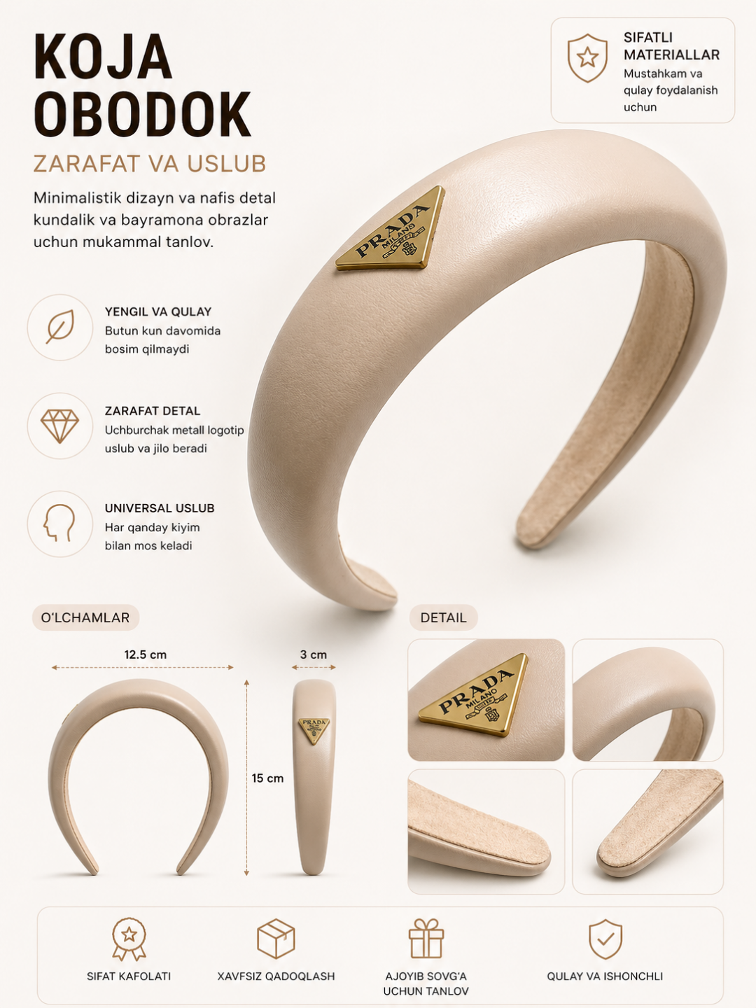 Obodok soch uchun - 