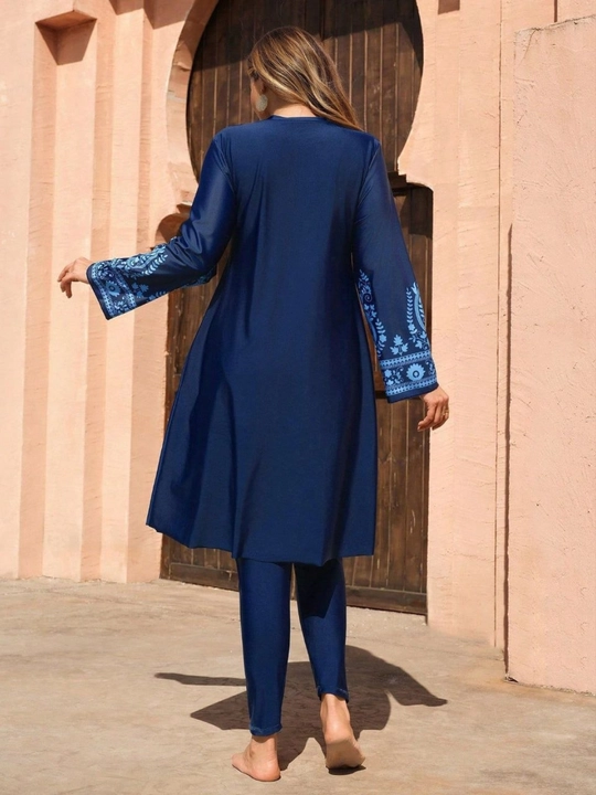 Burkini musulmoncha cho’milish kiyimi, yopiq, ayollar uchun