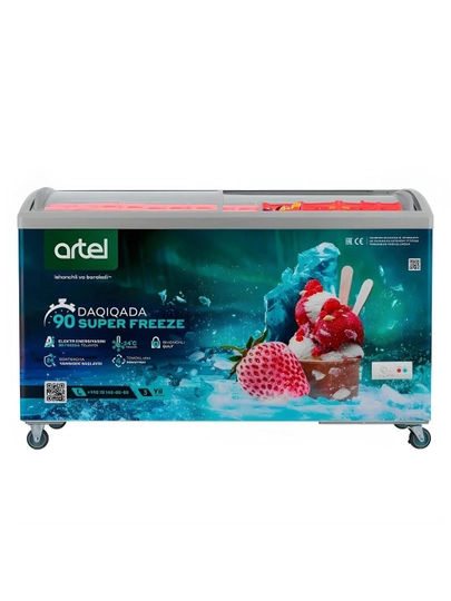Artel AFA310 / AFA390 / AFA480 muzlatgich—plusli, energiya tejamkor, oq va kulrang rangda - 