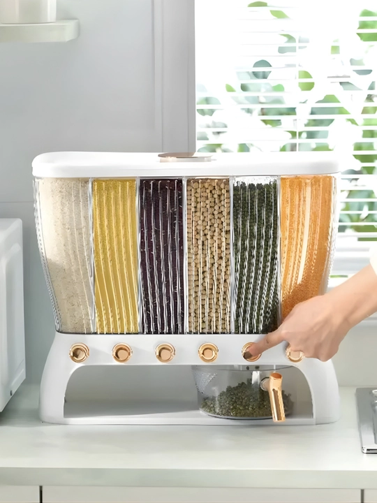 Don va mahsulotlar uchun dispenser-organayzer (ko‘p bo‘limli) - 