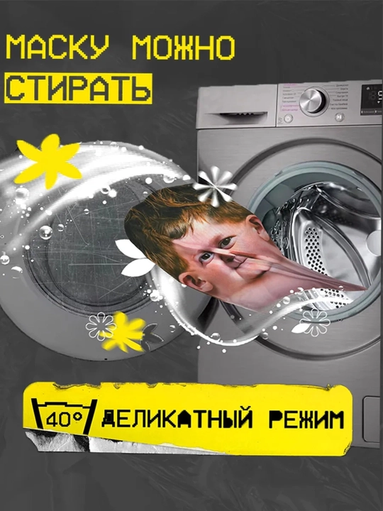 Kарнавальные маска 360°, маска для пранка, вечеринки и розыгрышей, хэллоуина, смешная маска