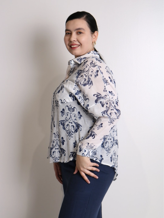 Ayollar uchun printli kimono va keng shim oversize kostyum
