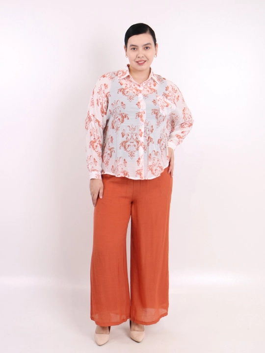 Ayollar uchun printli kimono va keng shim oversize kostyum