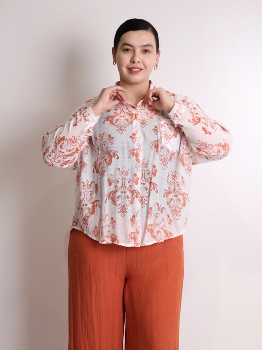Ayollar uchun printli kimono va keng shim oversize kostyum