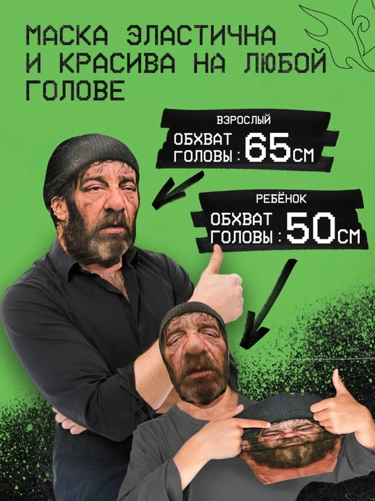 Kарнавальные маска 360°, маска для пранка, вечеринки и розыгрышей, хэллоуина, смешная маска