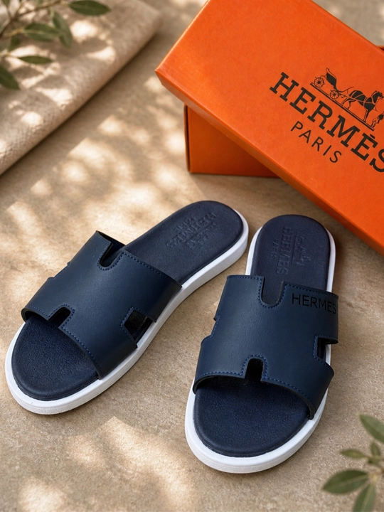 Мужские тапочки в стиле Hermes, удобные шлепанцы, размер 40-44
