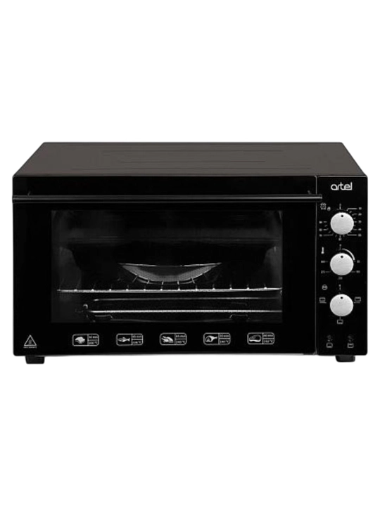Мини-печь Artel MD 4218 E Inox/Чёрный, электрическая, 42 л, мощная и компактная - 