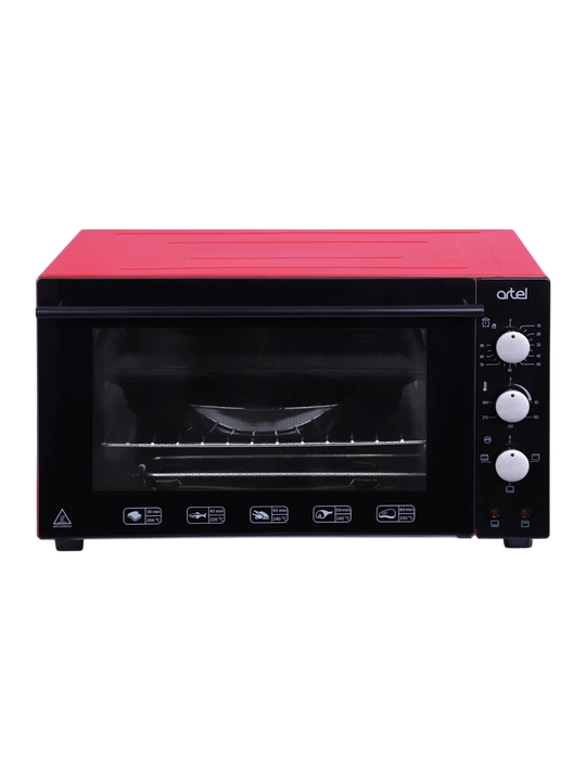 Artel MD-4218 E Red mini-pech, 42 litrli elektr duxovka, konveksiya 0-0-0 - 