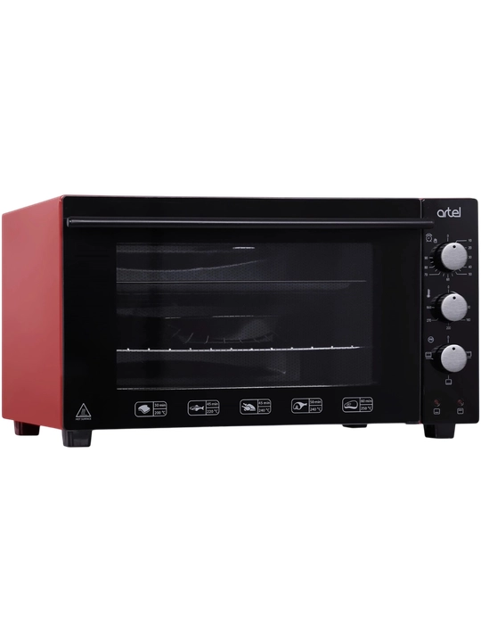 Artel MD-4218 E Red mini-pech, 42 litrli elektr duxovka, konveksiya 0-0-0
