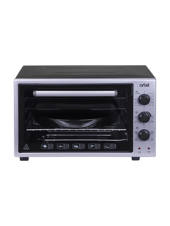 Mini-pech Artel MD-3618 L lyuks kulrang-qora, ixcham elektr pech, uy uchun qulay - 