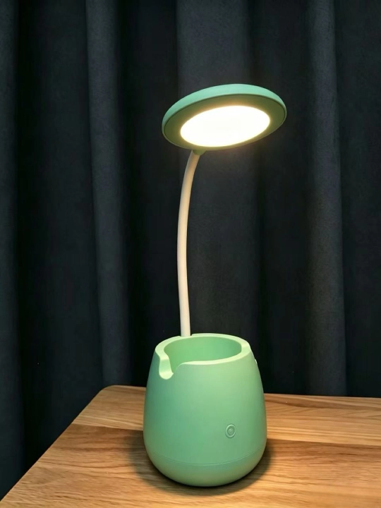 Настольная LED лампа с гибкой ножкой и органайзером