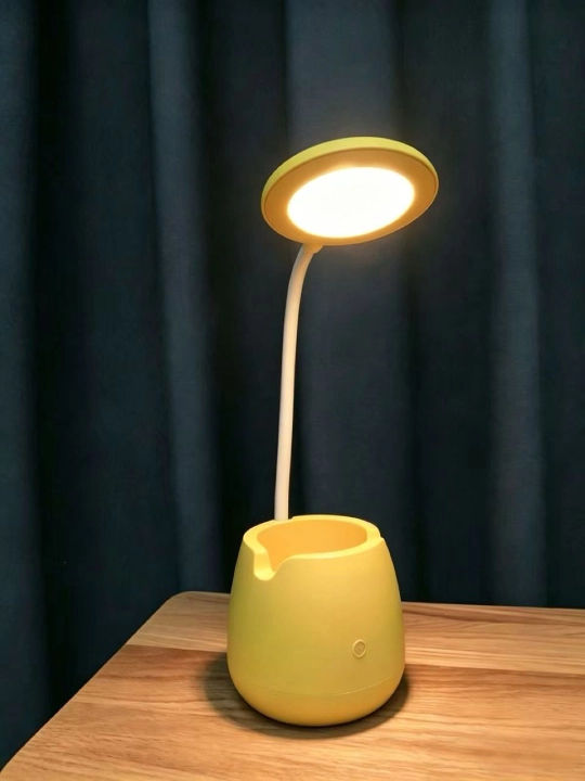Настольная LED лампа с гибкой ножкой и органайзером