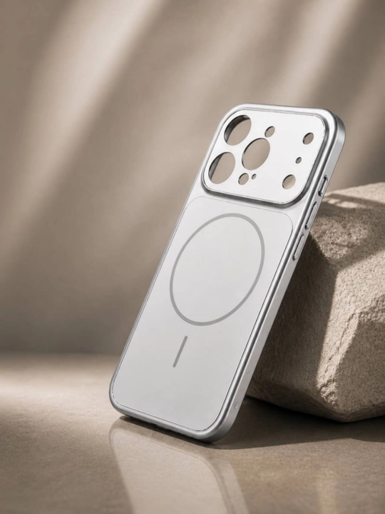 IPhone 17 dizayn chexol, magsafe bilan iPhone 13, 14, 15, 16 Pro, Pro Max uchun, chixol