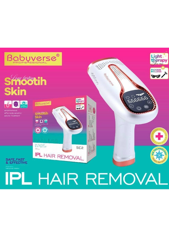 Fotoepilyator Babyverse, yuz va tana professional lazerli epilyator, sovutish tizimi bilan