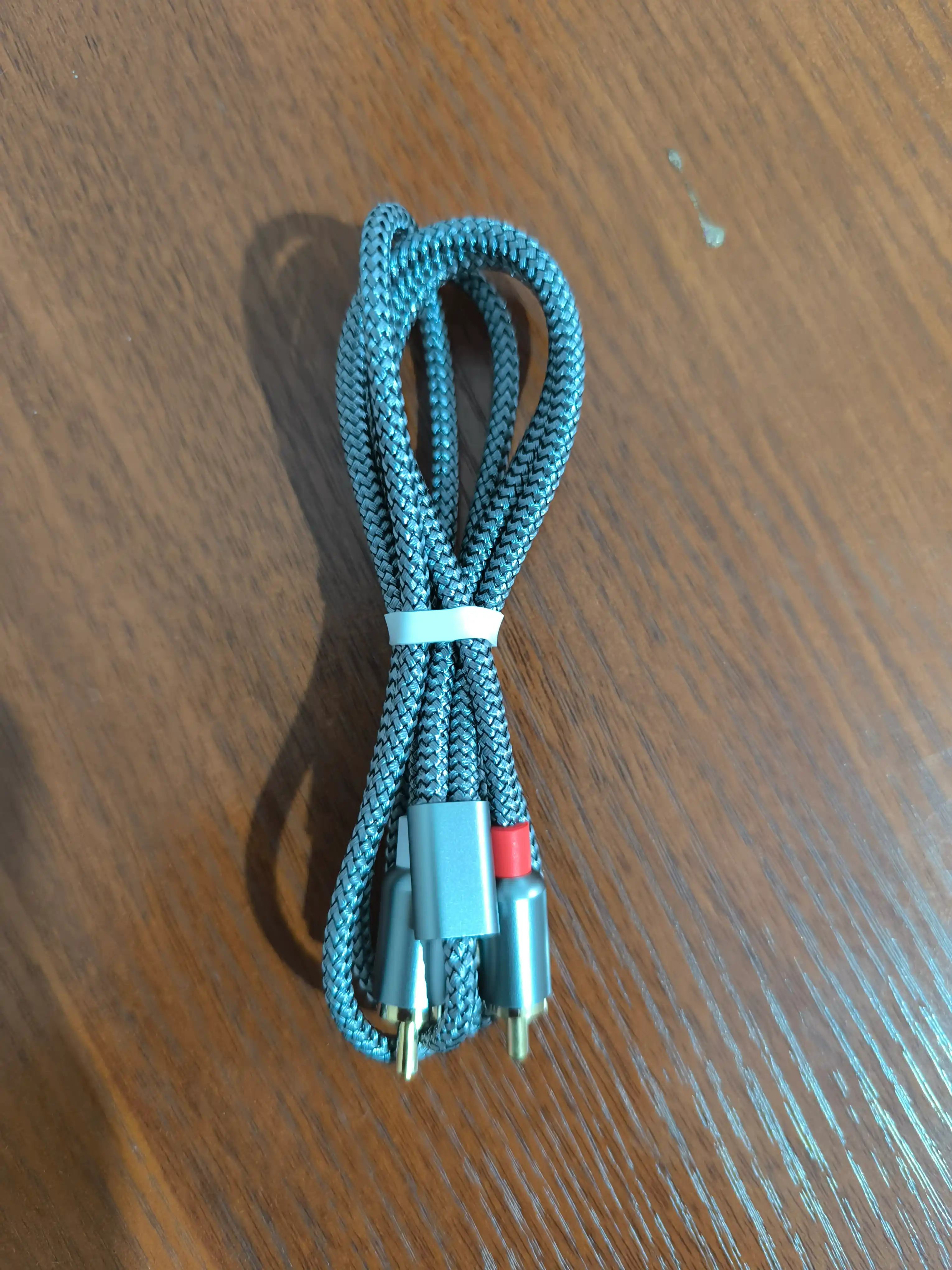 Кабель RCA - Jack 3.5, аудиокабель mini Jack 3.5 - 2 RCA, AUX - RCA