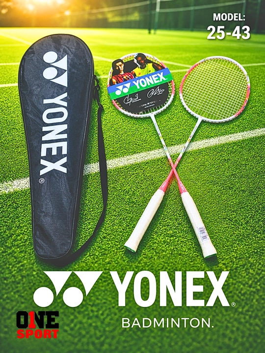 Бадминтонный набор Yonex Voltric – 2 ракетки + сумка, для профессионального спорта - 
