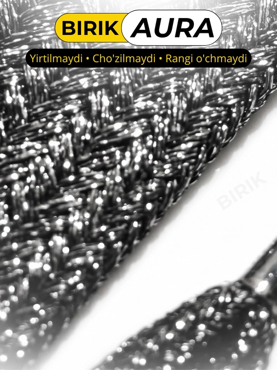 BIRIK AURA metallik lyureks, yassi, 10 mm, 110 sm, yaltiroq krossovka bogichi