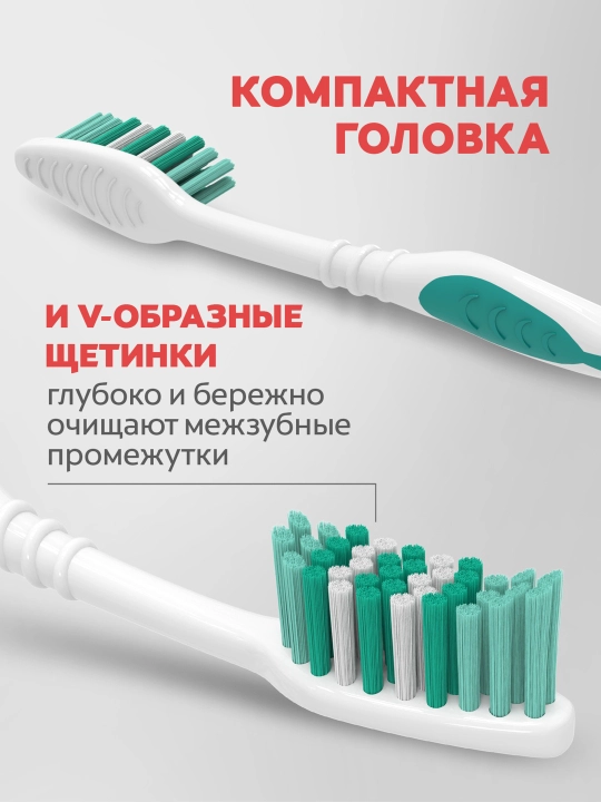 Зубная щётка Colgate Классика здоровья, средней жёсткости, 2+1