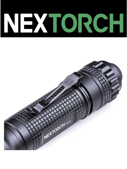 Nextorch TA30C Tactical Kit taktik fonar — 1600 lumen, stroboskop, zarbali, akkumulyator