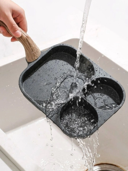 3 bo‘limli tova non-stick, turli taomlar uchun universal skovorodka