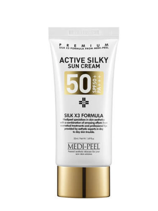 MEDI-PEEL Active Silky Sun Cream SPF50+ PA+++ 50ml quyoshdan himoya kremi