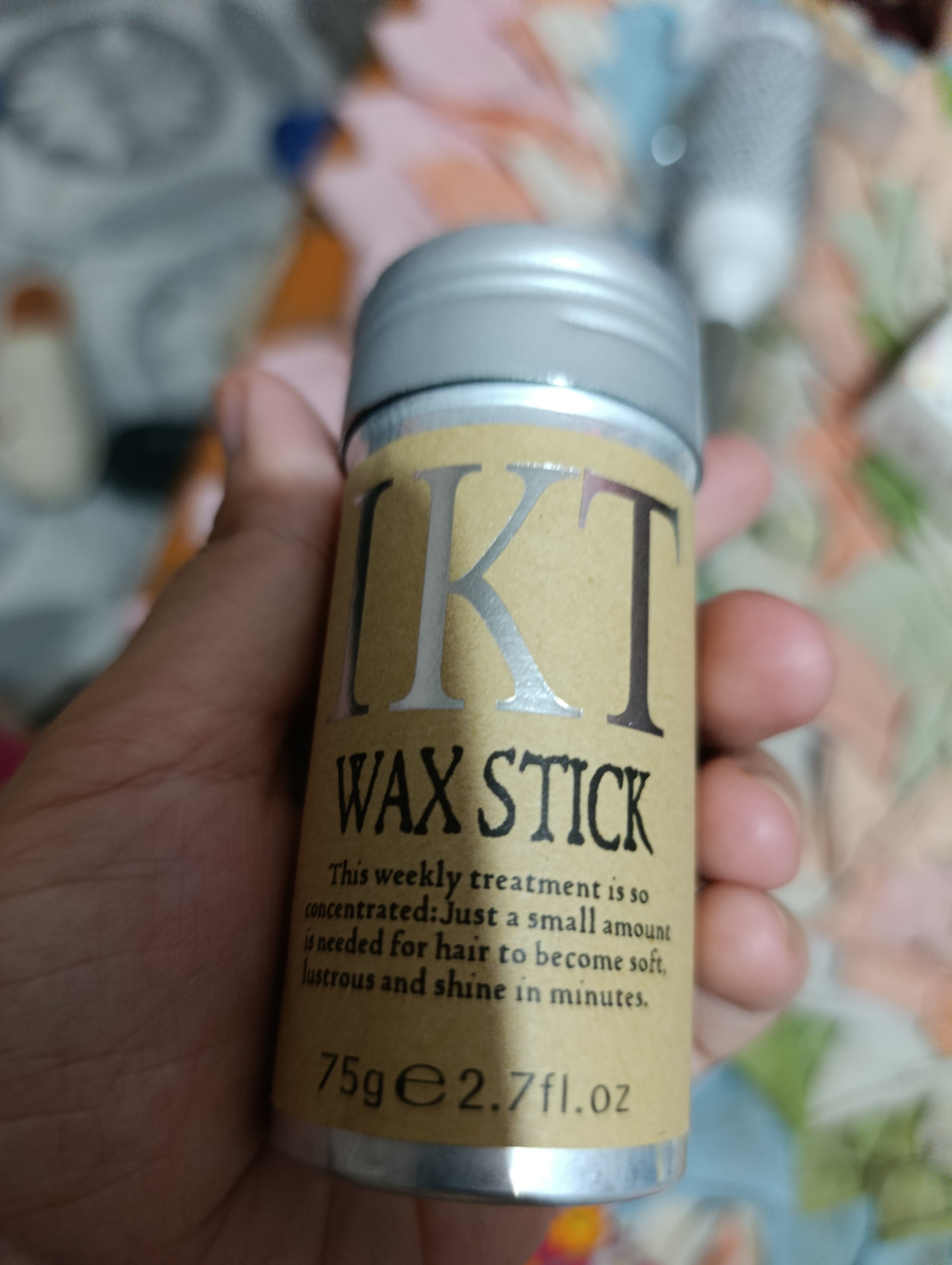 Воск-стик для волос IKT Wax Stick для фиксации и блеска, 75 г