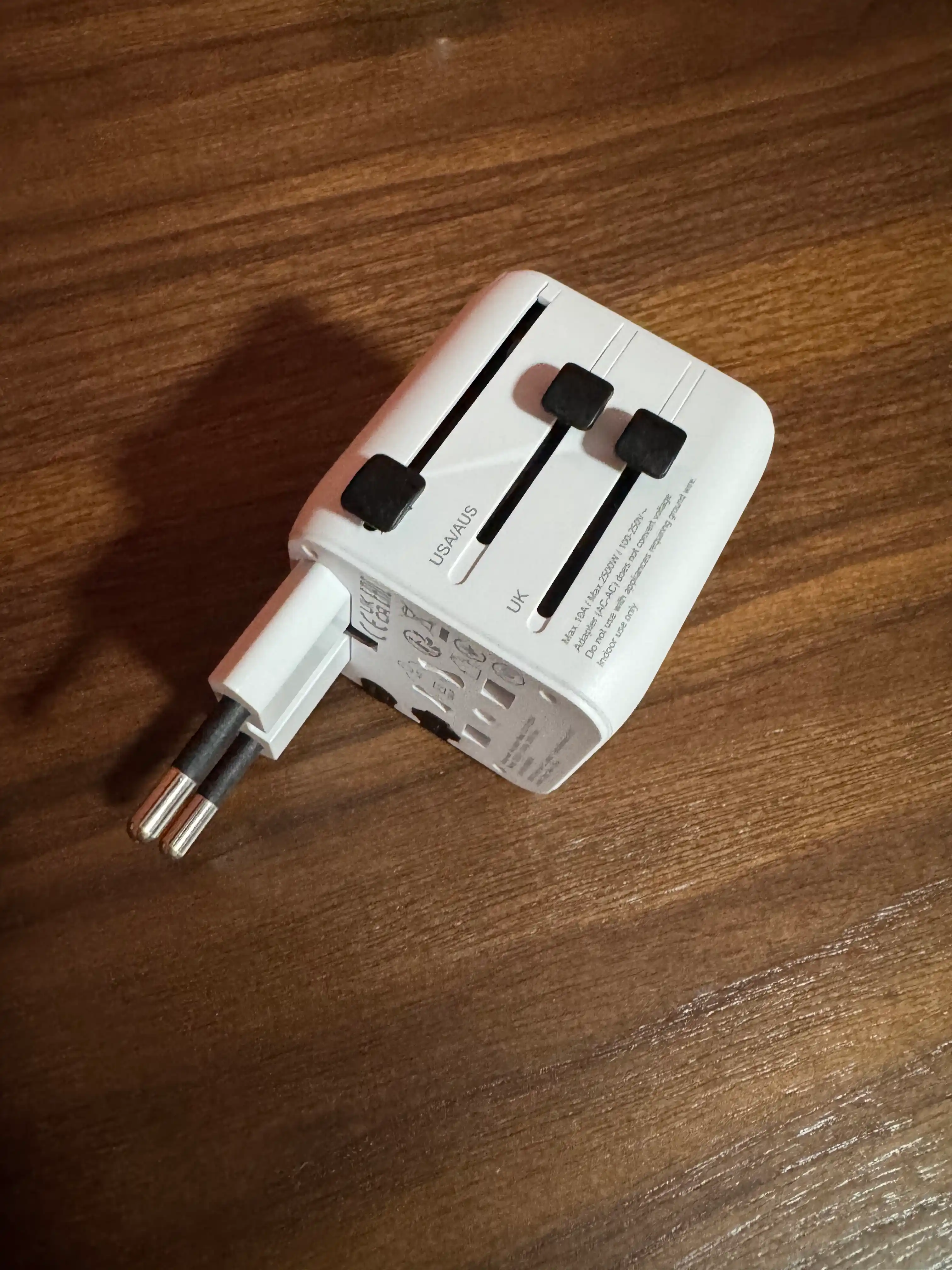 Дорожный адаптер Canyon OnTour, универсальный, с USB Type C, быстрая зарядка