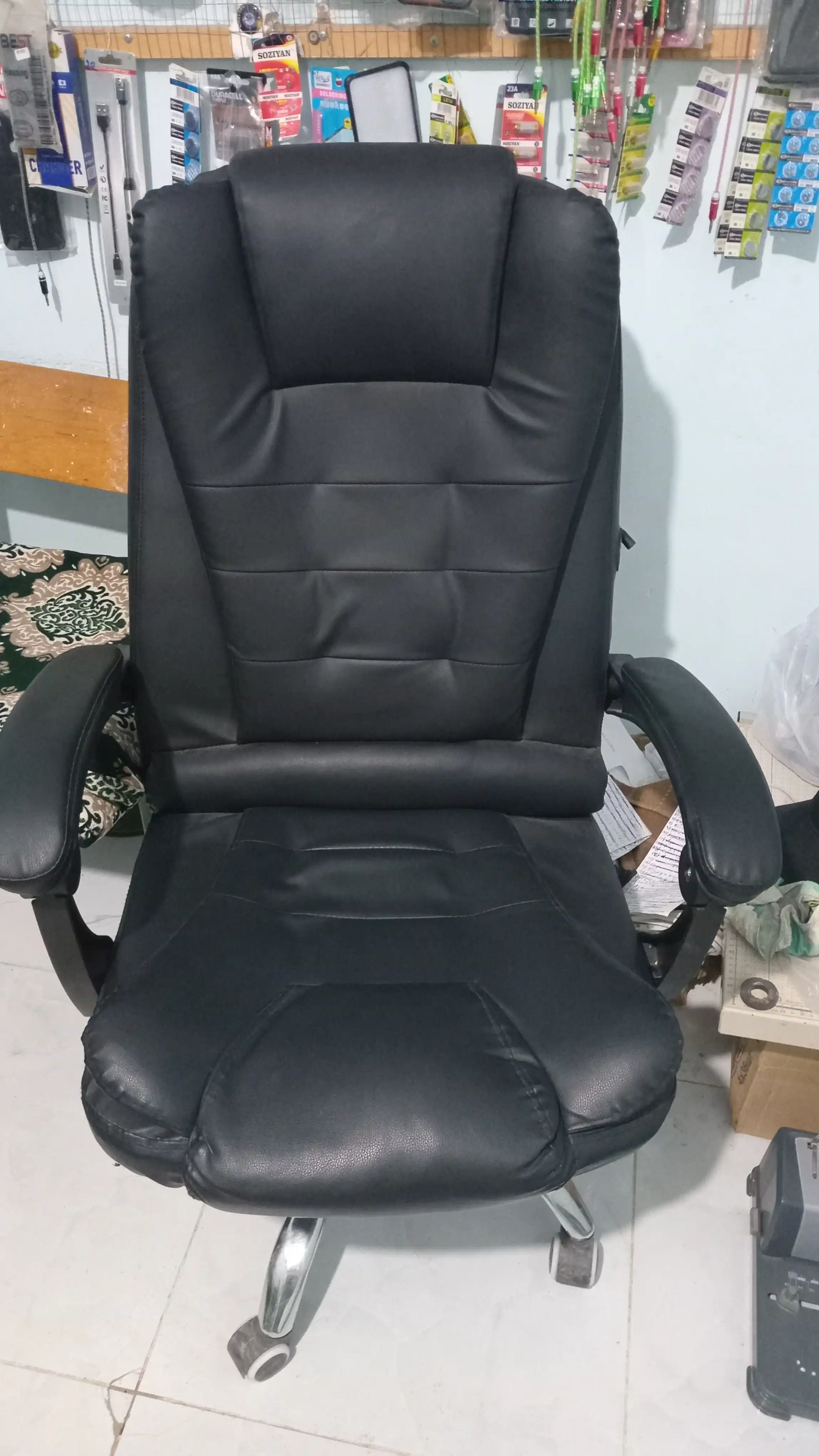 Uy va ofis uchun bel tayanchiga ega ergonomik kompyuter kreslosi