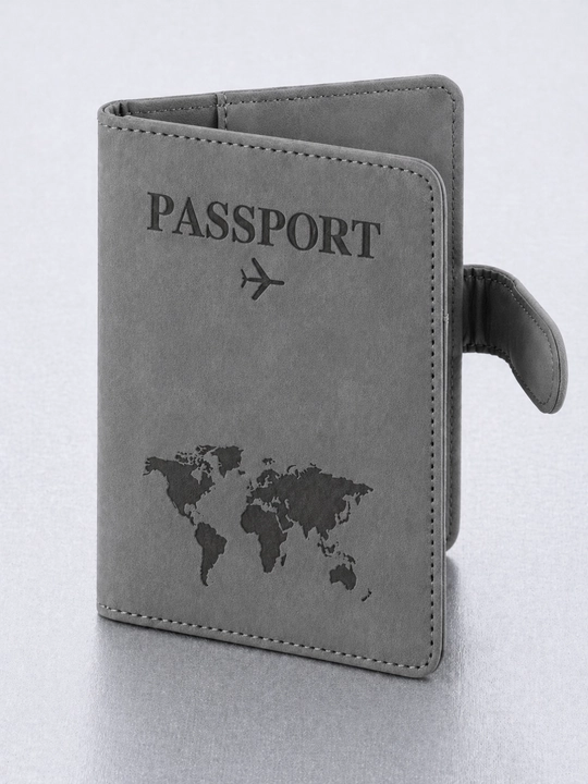 Travel eko-charm pasport g‘ilofi, yopiladigan, 9 ta cho‘ntakli - 