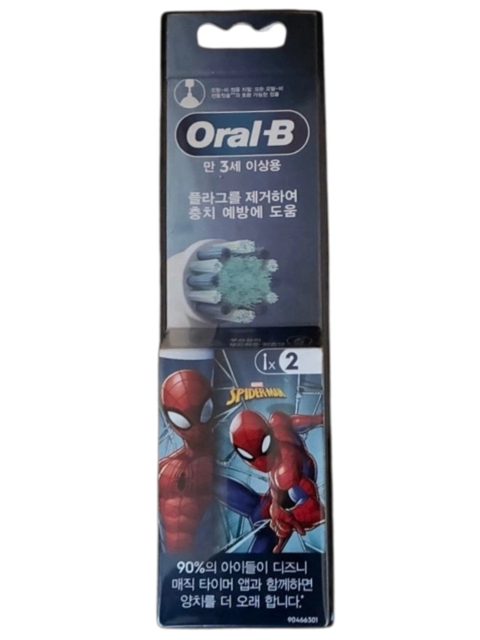 Насадки для детской электрощетки Oral-B Pro Kids 3+ Человек-паук (2 шт.)