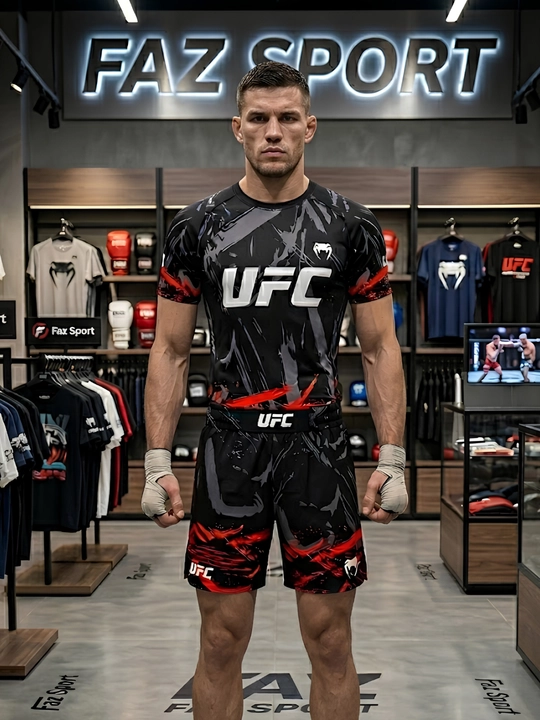 UFC спортивная форма, MMA спортивная форма, грэпплинг, спортивная футболка и шорты - 