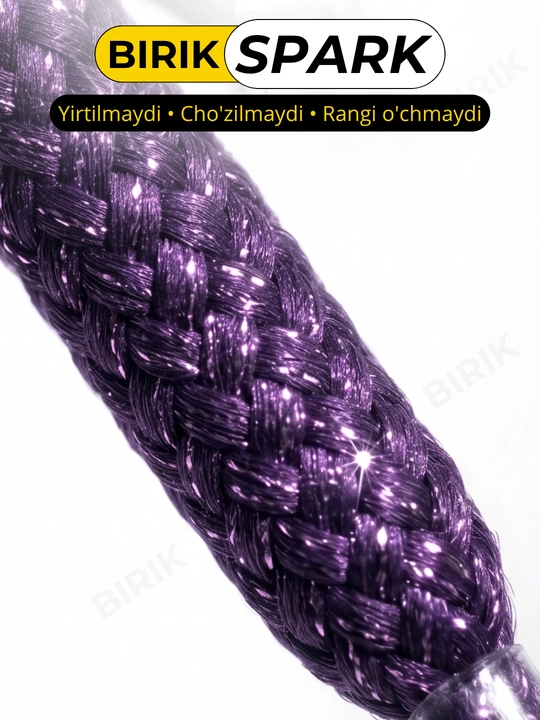 BIRIK SPARK Dumaloq metallik lyureks bog'ich 5mm yaltiroq krossovka 120 sm
