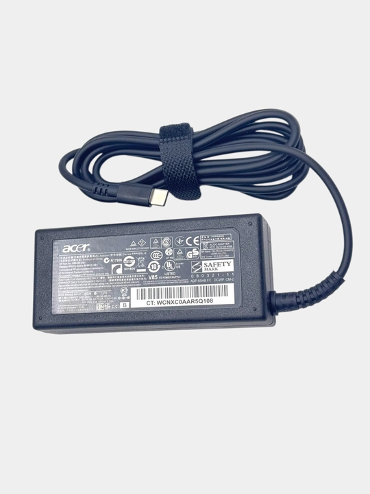 Acer 19V 3.42A 65W Type-C noutbuk zaryadlovchi qurilmasi, Type-C vilkasi bilan - 