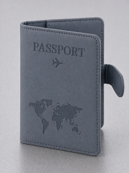 Travel eko-charm pasport g‘ilofi, yopiladigan, 9 ta cho‘ntakli - 