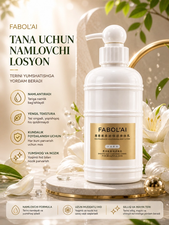 FABOLAI namlovchi tana losyoni 500 ml