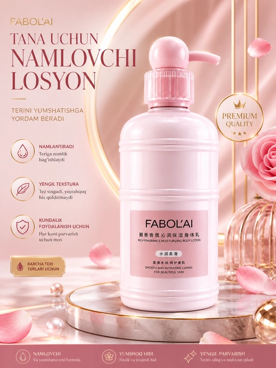 FABOLAI namlovchi tana losyoni 500 ml - 